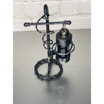 Vintage Nautical Hanging Lantern Salt “Or” Pepper Shaker & Anchor Stand
