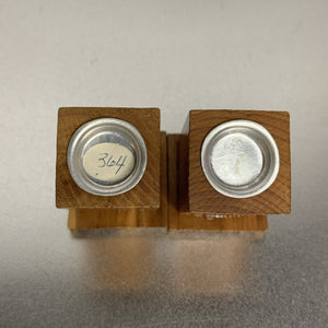 Vintage Ma Pa Outhouse Salt & Pepper Shakers Flushing NY Souvenirs