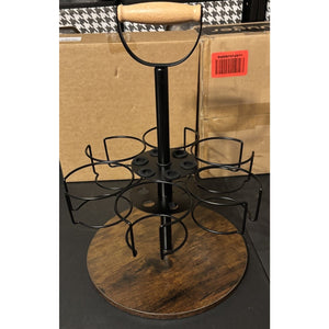 NEW Lazy Susan Organizer Tumbler Cup Holder w/Carry Handle 20/30/40 oz