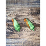 Vtg Ceramic Corn on Cob Salt & Pepper Shakers Occupied Japan