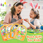 4 Pack Activity Easter Reusable Sticker Books for Kids 2-4, Basket Stuffers