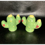 Vintage Cardinal Inc Cactus Salt & Pepper Shakers Handpainted