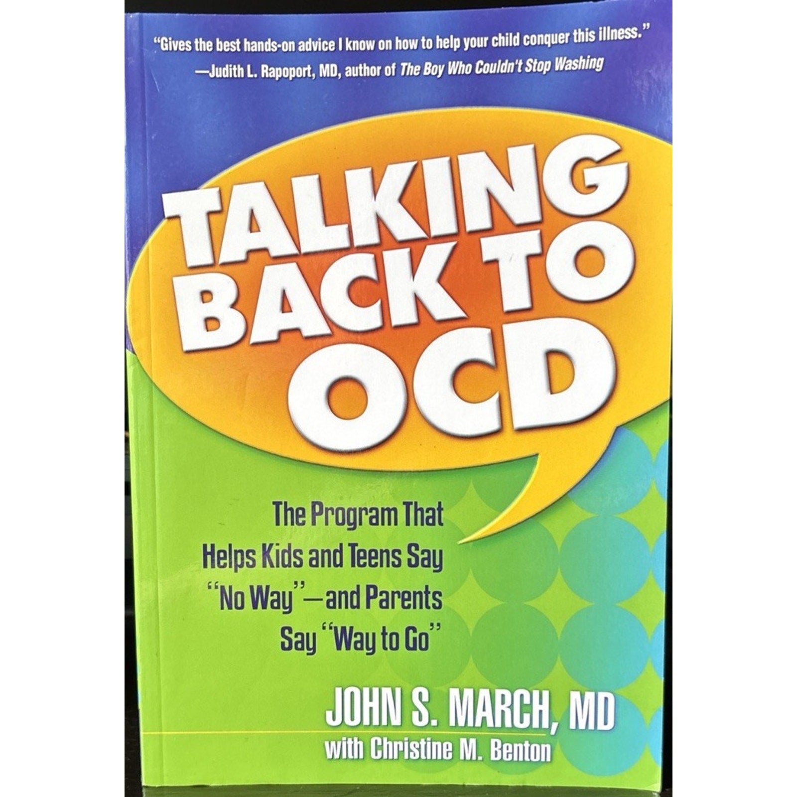 Talking Back to OCD By John S March MD-Softcover NEW