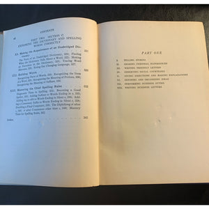 Using English First Year 1939 Chapman Harcourt, Brace & Co. Hardcover