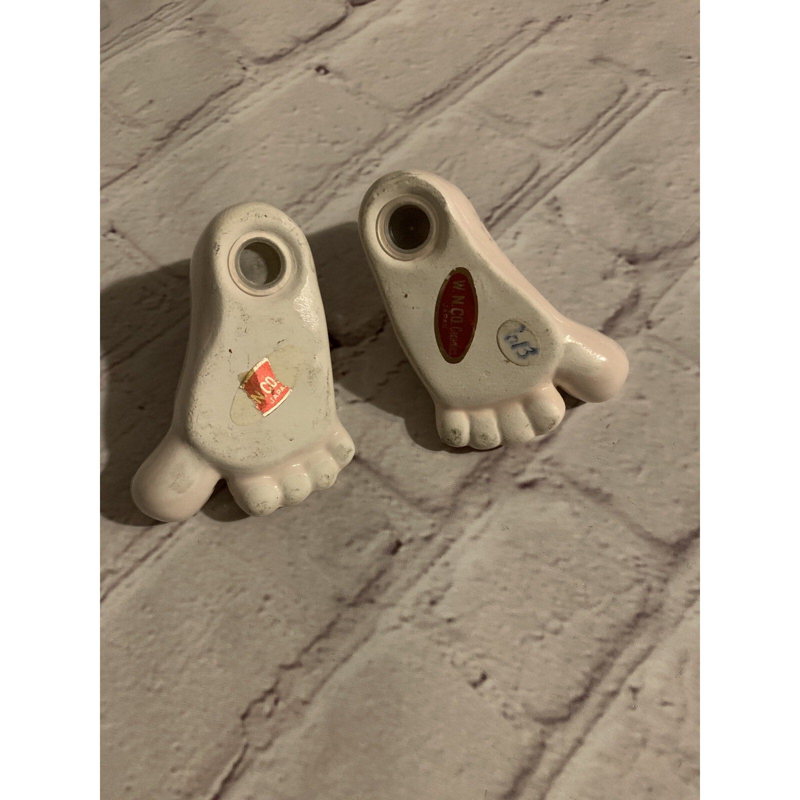 Vintage Walked My Feet Off In Texas Salt & Pepper Shakers Japan