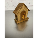 Vintage Wood Bamboo House Hut Aloha Hawaii Salt & Pepper Shaker Duo