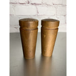 Vintage Puerto Rico Wood Conga Drum Salt & Pepper Shakers