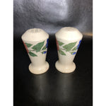 Vintage Multi Floral Pattern Salt & Pepper Shakers Porcelain Ceramic Japan 1950s