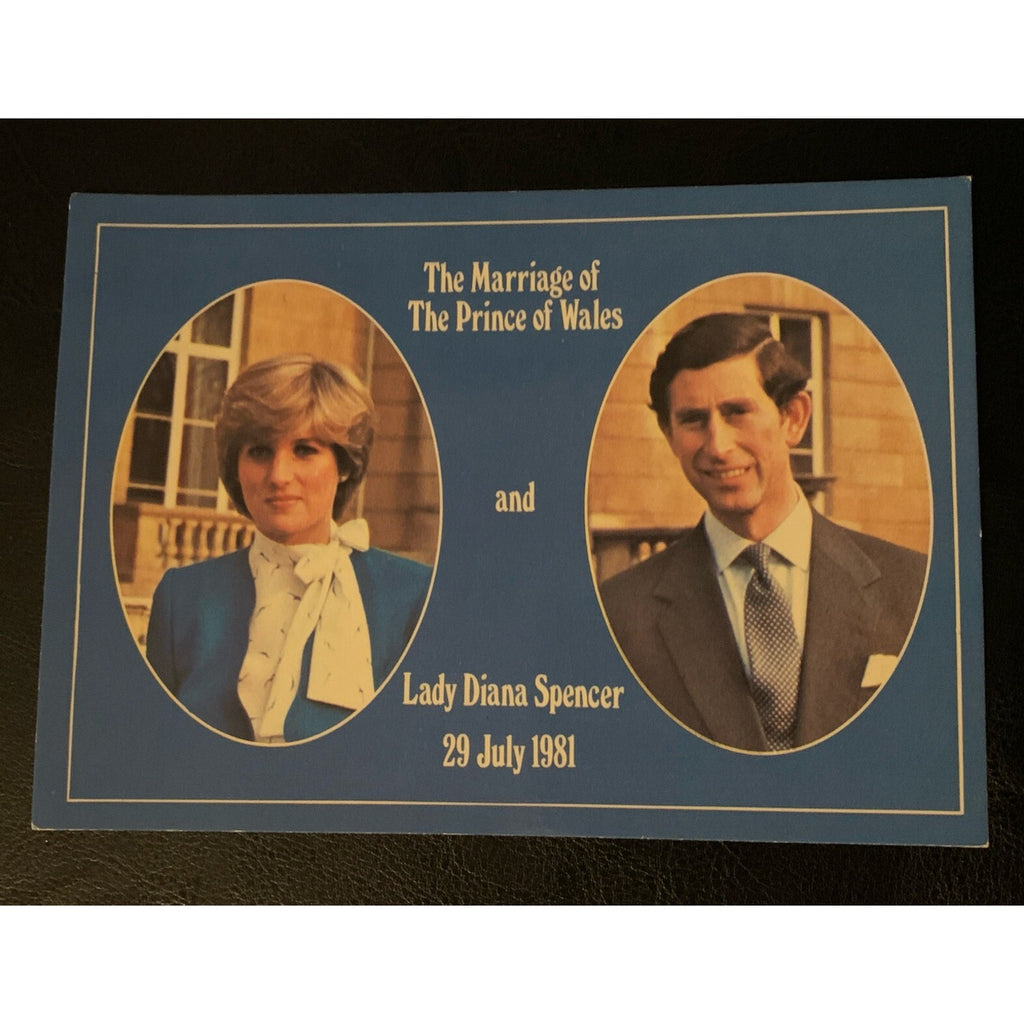 Vtg The Marriage of The Prince of Wales & Lady Diana Spencer 1981