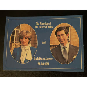 Vtg The Marriage of The Prince of Wales & Lady Diana Spencer 1981