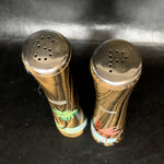 Vintage Florida Teak Wood Salt & Pepper Shakers 6”h Taiwan