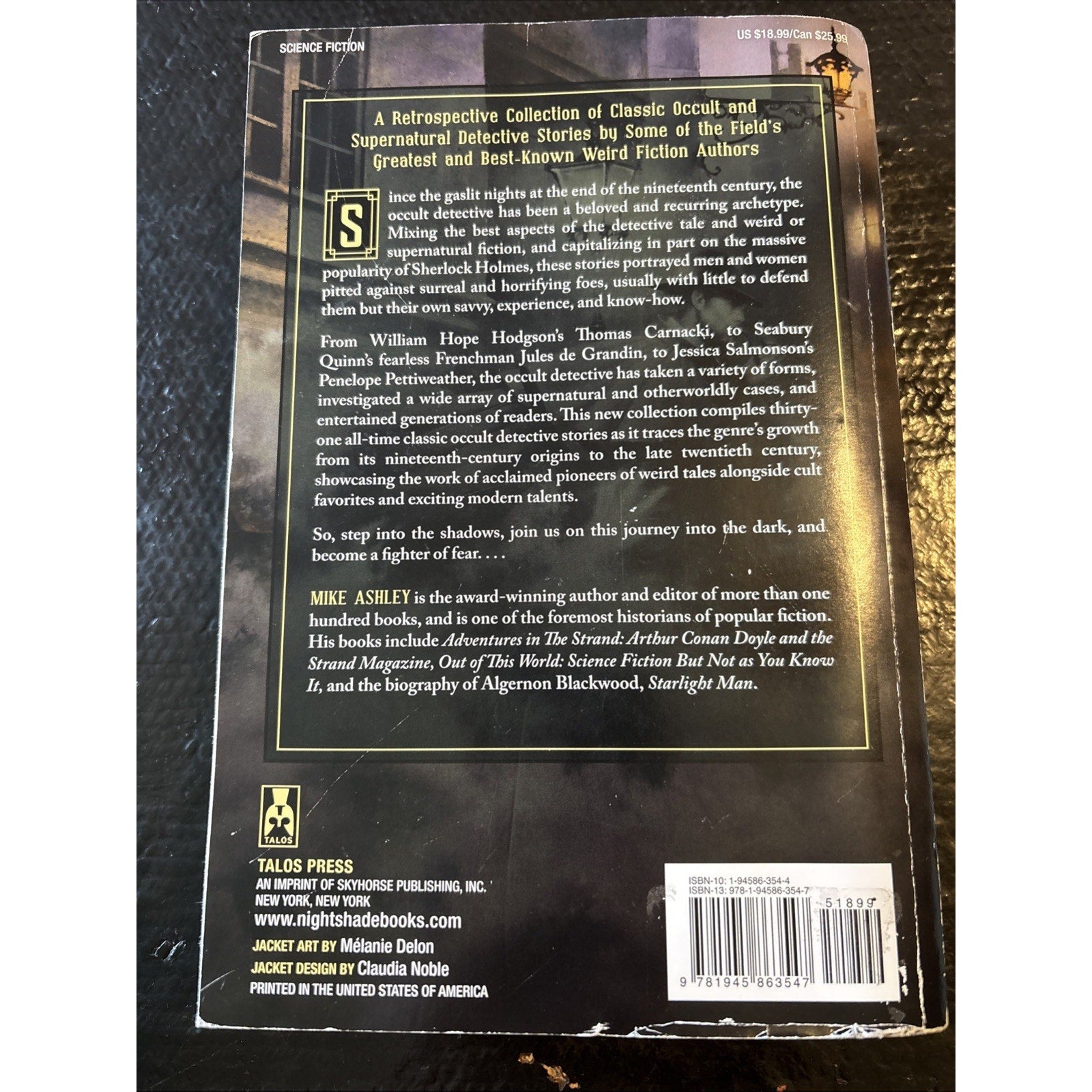 Fighters Of Fear: Occult Detective Stories-Edited By Mike Ashley-Softcover