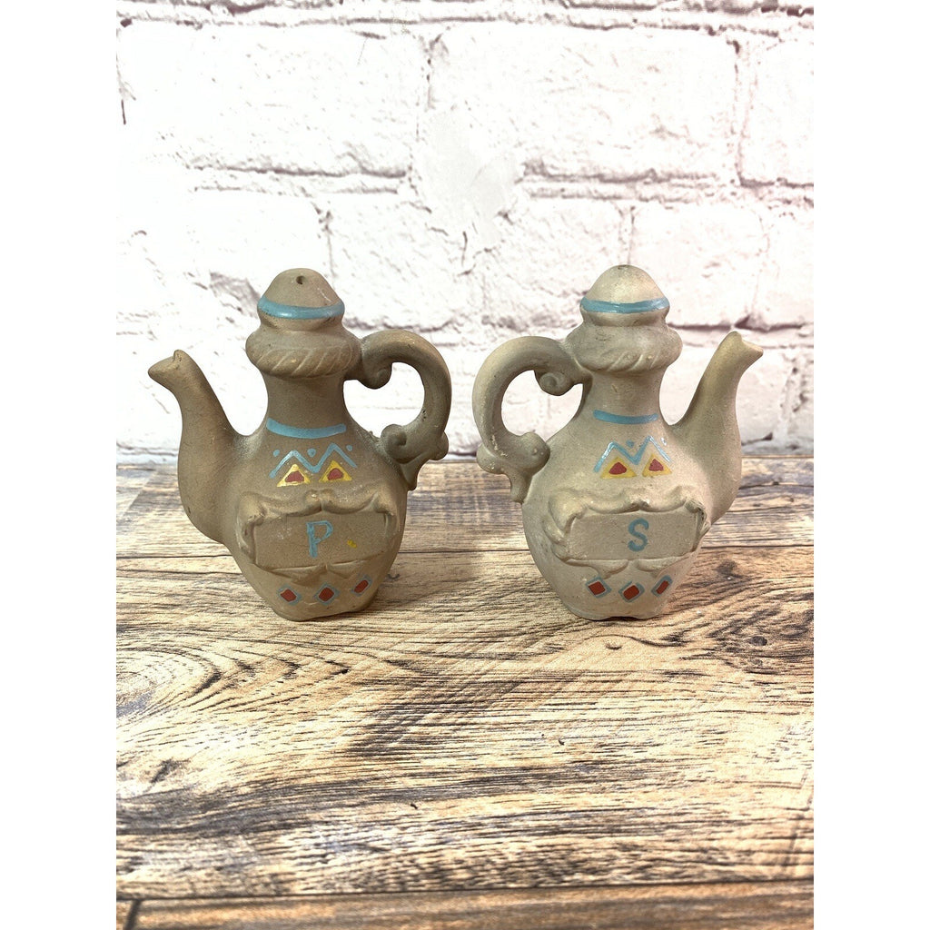 Vintage India Style Pitcher Salt & Pepper Shakers