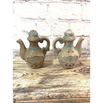 Vintage India Style Pitcher Salt & Pepper Shakers