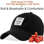 Mothers Day Birthday Gifts for Mom, Best Mom Ever Gifts Cotton Baseball Cap, Adjustable, Breathable Black