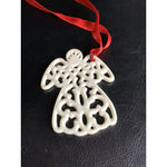 Lenox Charms Angel Reticulated Porcelain Ornament Ivory