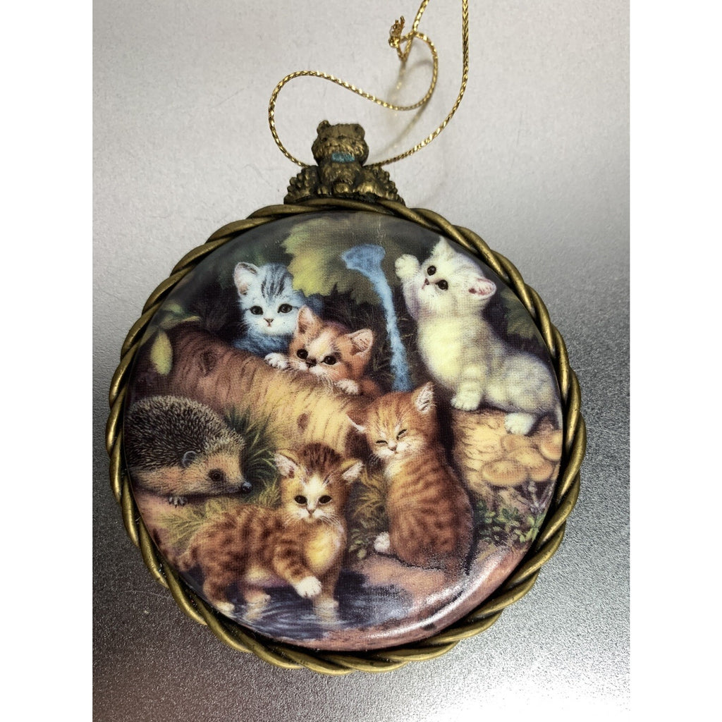 Bradford Exchange Kitten Expeditions Ornament "On The Garden Path 6th Issue 1997