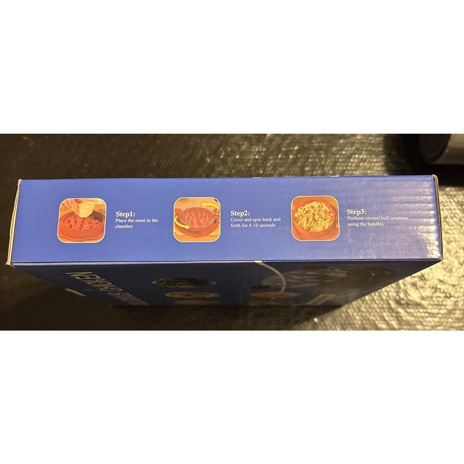 Meat Chicken Vegetable Fruit Fish Shredder Large Ergonomic Handles-New