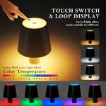 4Pack LED Wireless Wine Bottle Lamp, RGB 5 Modes & CCT Modes Table Lamp, IP54