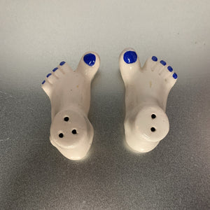 Vintage Walked My Feet Off Salt & Pepper Shakers Japan