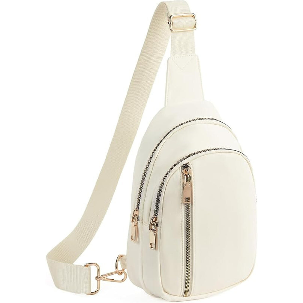CHOLISS Large Sling Bag, Anti Theft Crossbody Bags w/Extended Strap, Nylon