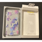 Heyday Phone Case Apple iPhone 6 7 8 Floral Clear Plastic Floral Pink Purple