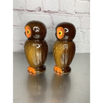 Vintage Ceramic Owl Salt & Pepper Shakers 1960s
