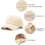 Smile Face Baseball Cap for Women Men Adjustable Low Profile Unstructured Cotton Dad Hat