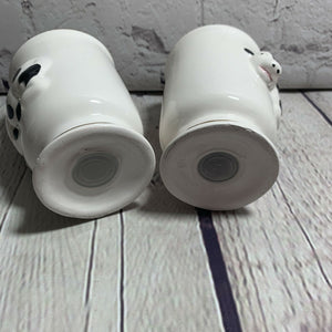 Vintage Ceramic Farmhouse Cows Salt & Pepper Shakers