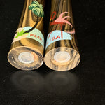 Vintage Florida Teak Wood Salt & Pepper Shakers 6”h Taiwan