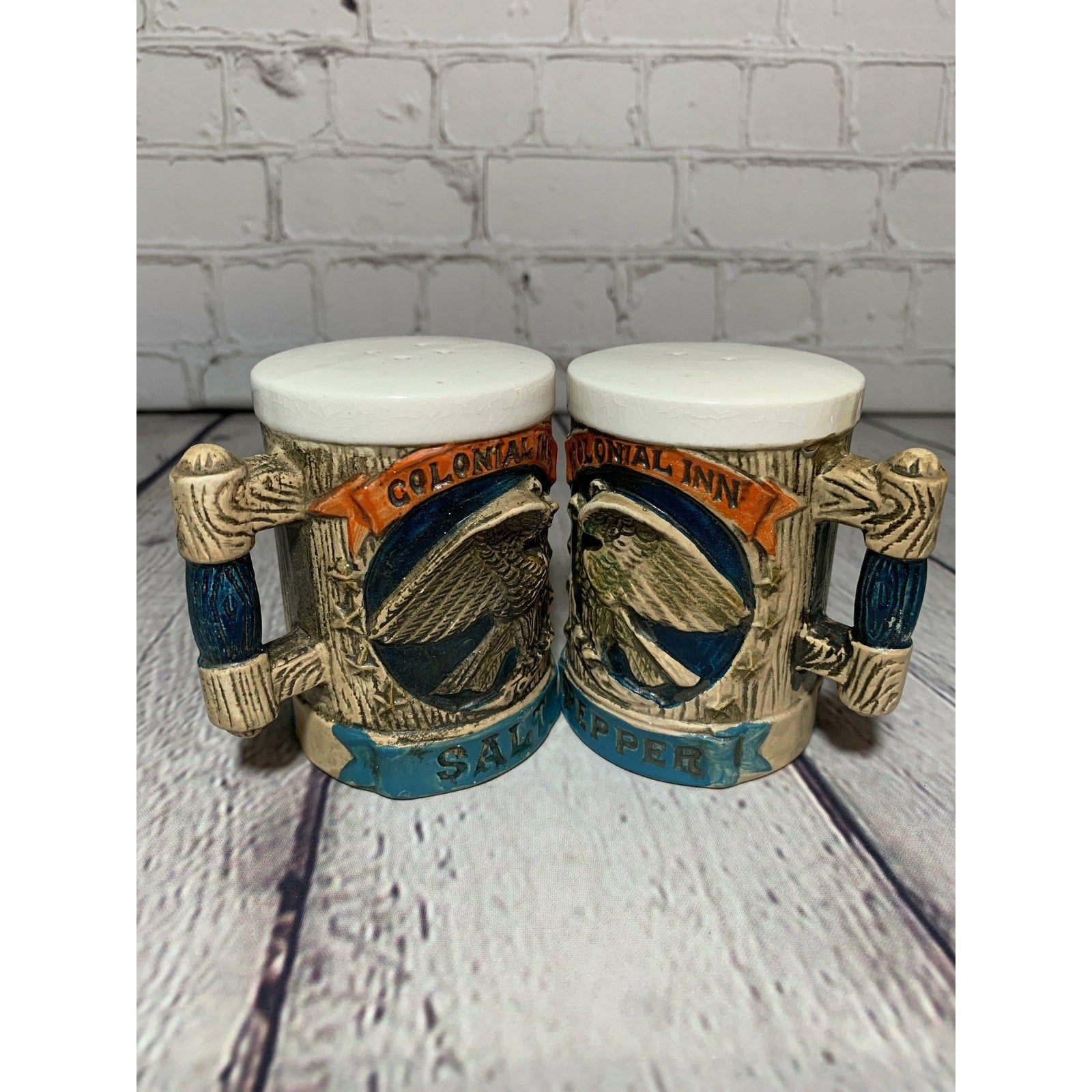Vintage Ceramic Napcoware-Colonial Inn w/Eagle Beerstein #C-7161- 1960’s Japan