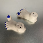 Vintage Walked My Feet Off Salt & Pepper Shakers Japan