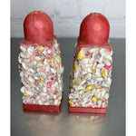 Vintage Florida Shells Salt & Pepper Shaker Souvenir Collectible Plastic