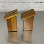 Vintage Ma Pa Outhouse Salt & Pepper Shakers Flushing NY Souvenirs