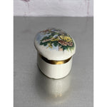 Vintage Mount Vernon VA Oval Trinket Dish w/Lid Courting Scene Ceramic
