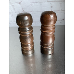 Vintage MCM Wood Salt & Pepper Shaker Classic Japan