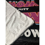 Throw Blanket "Mom is Wow Upside Down" 50" x 70" Blanket, Gift for Mom!