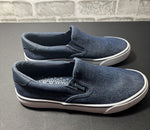 Lugz Clipper Mens 8 Blue Denim Slip On Low Top Casual Sneakers