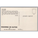 1933 Ford Roadster, Roaring 20s Autos, Vintage Post Card.