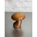 Vintage Mid Century Ceramic Mushroom Salt “Or” Pepper Shaker Brown Tones Japan