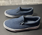 Lugz Clipper Mens 8 Blue Denim Slip On Low Top Casual Sneakers