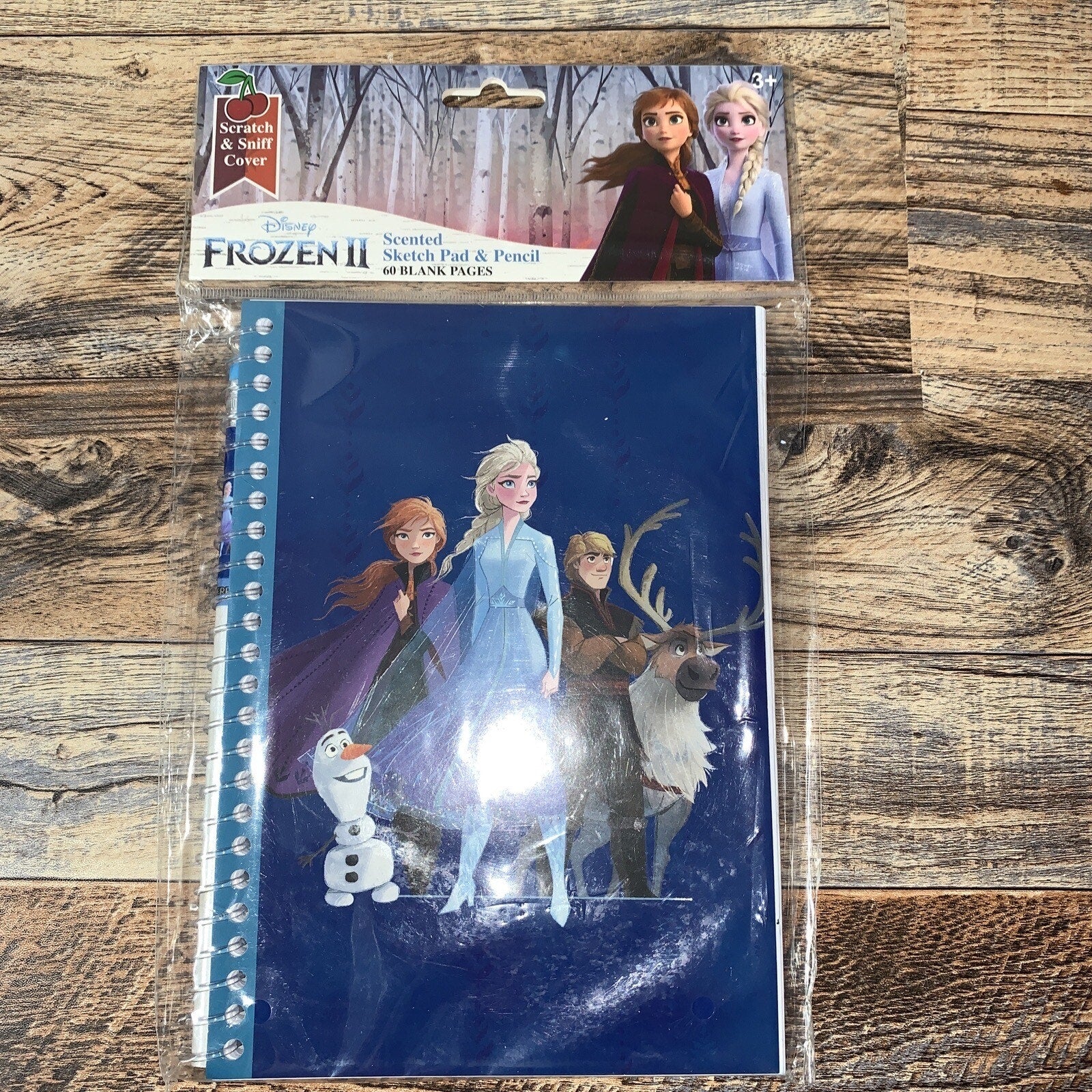 Frozen II 2 Scented Sketch Pad & Pencil Blue Scratch & Sniff