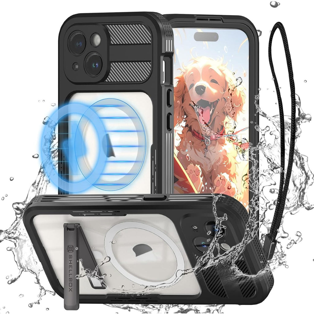 iPhone 15 Case, IP68 Full-Body Rugged Waterproof Shockproof Protective,6H Screen