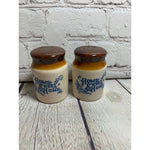 Vintage Pottery Home Sweet Home Salt & Pepper Shakers
