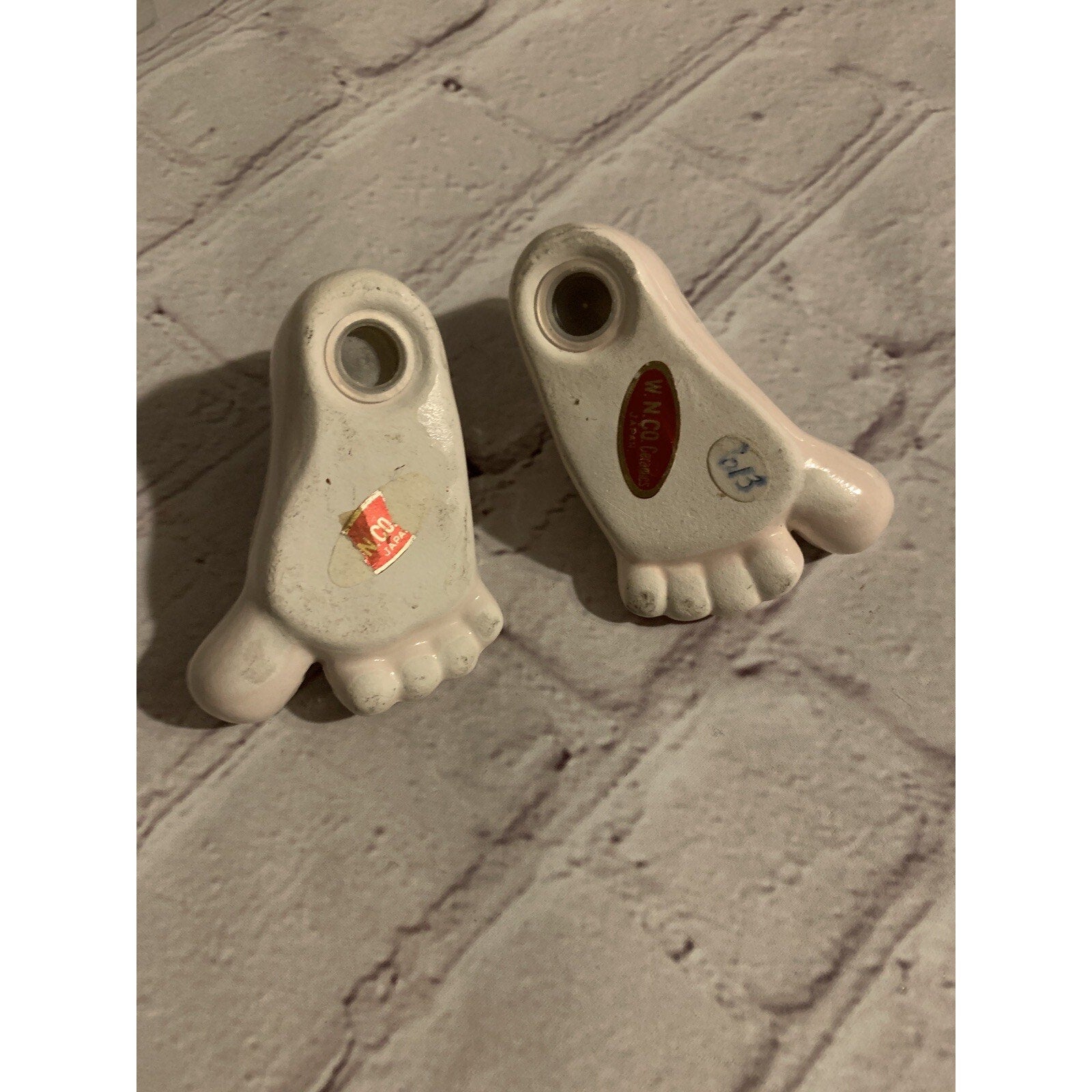 Vintage Walked My Feet Off In Texas Salt & Pepper Shakers Japan