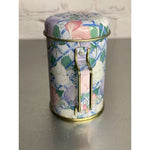 Vintage Floral Theme Tin Can Mug Style Pepper Shakers-Replacement