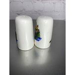 Vintage Mushroom Pond Frog Salt & Pepper Shakers Ceramic Taiwan 1970s