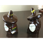 Vintage Mexican Siesta w/Sombrero's Salt & Pepper Shakers