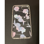 Heyday Phone Case Apple iPhone 6 7 8 Floral Clear Plastic Floral Pink Purple