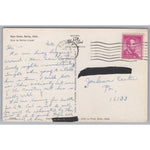 Main Street, Burley, Idaho, Vintage Post Card.